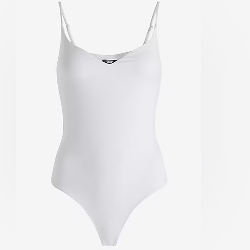 EXPRESS: Body Contour Sweetheart Neckline Bodysuit - Picture 5 of 5